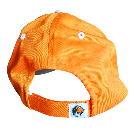 NWOT University of Tennessee Vols Orange and White Hat Cap Adjustable Back OS - Picture 4 of 8